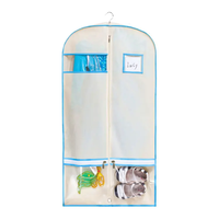 Housse de rangement pour robe de mariée longue, personnalisable avec logo, en tissu non tissé, avec fenêtre transparente, pour vêtements de mariage écologiques