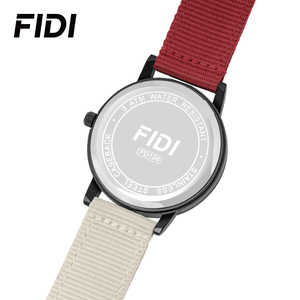 Reloj de Cuarzo para Estudiantes FIDI con Correa de Nailon, Resistente al Agua 3ATM, con Visualización de Fecha, Estilo Minimalista, Deportivo e Informal para Adolescentes - Product Image 5