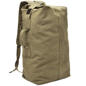 Large Capacity Travel <b>Backpack</b> For Men 20-35L Water Resistant Canvas Outdoor Leisure <b>Backpack</b> With Interior Zipper Pocket - Product Image 5