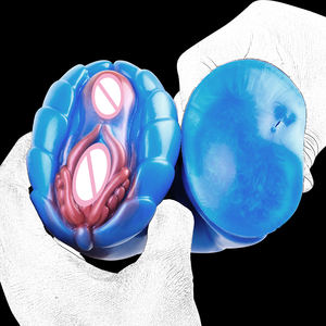 阴茎自慰器男性双通道振动性机器成人古德斯莫尔自慰器口袋阴部带子弹振动器 - Product Image 5