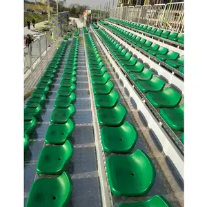 Estádio montar cadeira branqueadores, cadeirinha temporária do campo de esportes fora galvanizado
