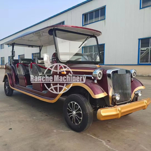 Véhicule touristique électrique Classic11-seater de qualité supérieure, voiturette de golf rétro luxueuse, adaptée aux parcs à thème, avec certificat CE. - Product Image 1