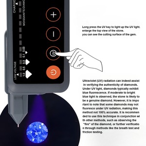 Wiederauf ladbarer 1-PC-Diamanttesterstift mit hochgenauem LCD für schnelle und profession elle Schmuck diamant tests im Werkzeug bereich - Product Image 3