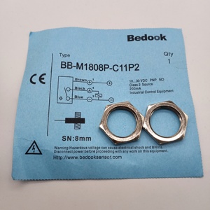 Sensor Fotoeléctrico Bedook BB-M1808P-C11P2 para la Serie, Interruptor con Clasificación IP67, Rango de Detección de 8 mm, 10-30 V - Product Image 3