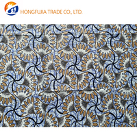 Kain Organza Katun Murni Motif Batik Afrika Ankara Berat Sedang untuk Pakaian & Perdagangan Luar Negeri di Afrika, Pesan Sesuai Kebutuhan