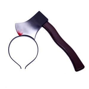Enfants en plastique décorations de pâques GG Costume <span class=keywords><strong>couteau</strong></span> noir bandeau cheveux accessoires Zombie <span class=keywords><strong>Halloween</strong></span> bandeau pour adultes enfants - Product Image 5