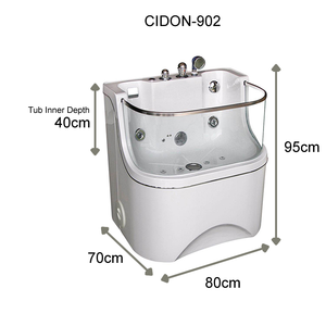 Vasca da Bagno di Lusso in Acrilico Autoportante per Cani, Vasca SPA Moderna per Toelettatura di Animali Domestici, Disponibile per Cani - Product Image 2