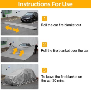 Coperta ignifuga con coperta ignifuga per parcheggio auto elettriche ad alta temperatura coperta ignifuga 6x9 <span class=keywords><strong>Ce</strong></span> coperta - Product Image 4