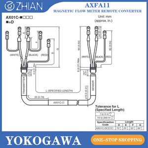 Convertisseur de débit magnétique Yokogawa cc d'origine, convertisseur à distance pour la série ADMAG AXF, prêt à être expédié - Product Image 4