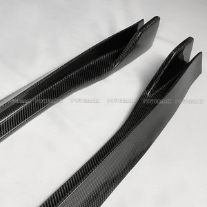 Faldones Laterales Estilo V de Fibra de Carbono para Tesla Model <span class=keywords><strong>3</strong></span>, Accesorios Exteriores para Automóviles - Product Image 6