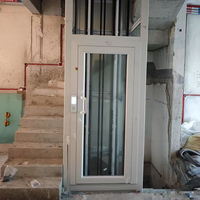 Modern Konut Tipi Çekişli Asansör, Akıcı Hareketli Ev Asansörü, 2-5 Katlı Özel Villalar İçin Yüksek Hızlı Dikey Platform