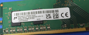 Micron MTA4ATF1G64AZ-3G2F1 DDR4 SDRAM 8G 288 broches UDIMM 3200MHZ Module DRAM - Product Image 3