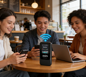 OLAX G501 M52 5g esim wifi portátil con batería de 4000mah, puerto Tipo-C, punto de acceso 5g esim para viajes - Product Image 6