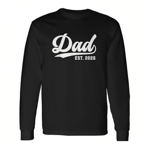 T-shirt a maniche lunghe Dad Est 2026 per i nuovi padri 2026 - Product Image 2
