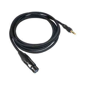 Cable coaxial <span class=keywords><strong>XLR</strong></span> de 3 pines TRS de 3,5 mm con conector <span class=keywords><strong>jack</strong></span> de 3,5 mm, cable auxiliar de 2 m para amplificador, micrófono, altavoz de ordenador, con revestimiento de PVC. - Product Image 1