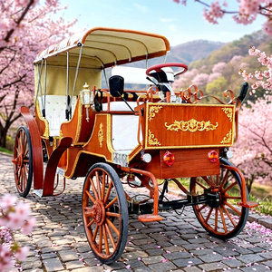 Chariot de Mariage Électrique Classique Style Royal Victorien, Voiturette de Tourisme Sans Chevaux, Buggy d'Extérieur Économique, Vente Chaude Chine - Product Image 1