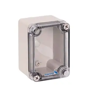 CE Transparent/Clear Lid/Cover Junction Box IP66 Plastic Power Supply Enclosure