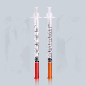 1000 jeringas <span class=keywords><strong>de</strong></span> <span class=keywords><strong>insulina</strong></span> desechables estériles <span class=keywords><strong>de</strong></span> 1 ml y 0,5 ml, terapia eficiente para diabéticos, tipo desinfectante EOS, uso veterinario - Product Image 1