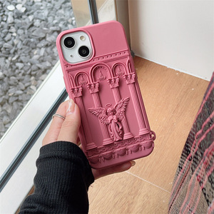 ซิลิโคนรูปนางฟ้าสามมิติที่ทันสมัยและสร้างสรรค์ เหมาะสำหรับเคสโทรศัพท์ของ Apple ป้องกันการตกกระแทกและกันแรงกระแทก - Product Image 5