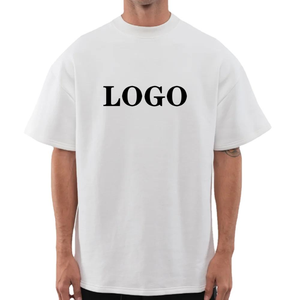 Camiseta <span class=keywords><strong>de</strong></span> Hombre Oversize <span class=keywords><strong>de</strong></span> Lujo Estilo Hip Hop, Tejido Pesado <span class=keywords><strong>de</strong></span> 280 g/m², 100% Algodón, Personalizada, Antiarrugas, Estilo Urbano - Product Image 1