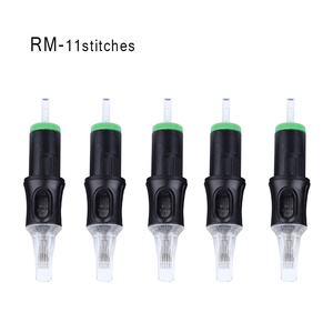 เข็มสักลายแบบใช้แล้วทิ้งชนิดกึ่งถาวร RM/RL/M1/RS ขนาด 0.35 มม. สำหรับเครื่องสักลาย ขายส่ง - Product Image 2
