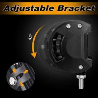 Barre lumineuse LED de travail pour voiture 60W 4 pouces, lampe de conduite pour tout-terrain, bateau, tracteur, camion, 4x4, SUV, phare antibrouillard, accessoires de voiture