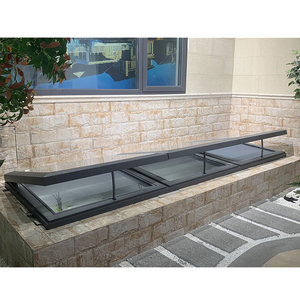 Tùy chỉnh hiện đại thông minh điều khiển từ xa điện cửa sổ trần nhà Hợp kim nhôm vô hình Kính trượt mái cửa sổ biệt thự - Product Image 4