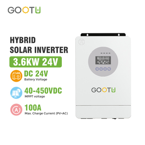 Gootu 24V 3600W ON/OFF lưới đầu ra kép 4.2KW năng lượng mặt trời điện tinh khiết Sine Wave 3.6kW năng lượng mặt trời biến tần lai với chức năng WIFI - Product Image 2