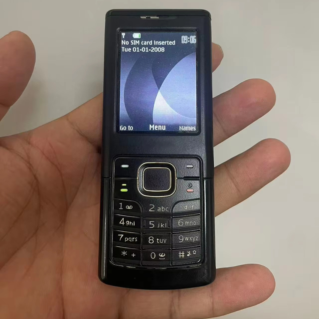 Factory-Direct Wholesale Nokio 6500C GSM 3G Ultra-long Battery Life Metal Bar Feature Phone
