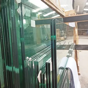 Vetro da costruzione SZG vetro laminato temperato piatto/curvo per ringhiera per scale in vetro