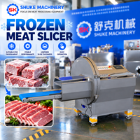 Machine à trancher le porc congelé pour la transformation de la viande et la préparation des aliments