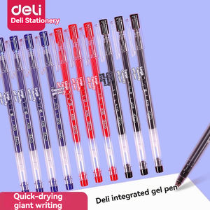 Deli ปากกาเจลเขียน A116 juneng สีดำ8 + แดง<span class=keywords><strong>2</strong></span> + น้ำเงินปากกาซิกเนเจอร์<span class=keywords><strong>2</strong></span>ปากกาสำหรับนักเรียนหลอดเข็มเต็ม0.5มม. แห้งเร็วคุณภาพสูง - Product Image 3