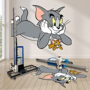 Imprimante jet d'encre UV 3D XBH TX800 pour intérieur et extérieur, nouveau robot avec tête d'impression verticale murale et au sol, garantie 1 an - Product Image 6