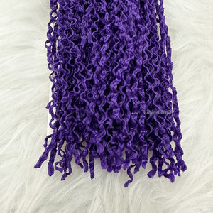 Vivian Colorful 24inch Zizi Box Braid 100gram Micro Knot Zizi Braids Senegalese Twist Hair Extension pour la vente en gros - Product Image 4