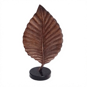 High Selling Large Leaf Accent Table Decorative <b>Object</b> for Living Room New Design Aluminium Accent and Leaf <b>Object</b> for Showcase - Product Image 1