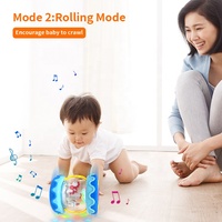 Instruments de musique Jouets pour bébés et jeunes enfants Tambour rotatif Tambour électrique pour bébés Instrument de musique de 6 à 12 mois