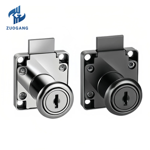 Bán Buôn 138 Thép Tủ Ngăn Kéo Khóa Kẽm Hợp Kim Vuông Lưỡi Cho Bàn Tập Tin Tủ Cửa Khóa Phụ Kiện - Product Image 2