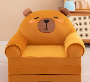 Housse de canapé-lit en peluche pour enfants, motif forêt <span class=keywords><strong>bois</strong></span>ée, durable et populaire, avec plusieurs jouets intégrés, confortable pour le salon, design moderne, adaptée à tous les âges - Product Image 4