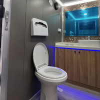 Toilettes publiques de luxe pour événements en plein air, mariages, douches portables, toilettes portables, remorques sanitaires