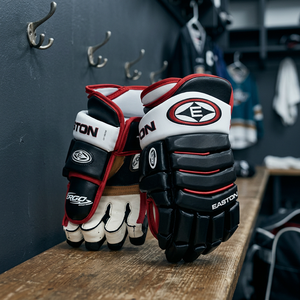 Cuir artificiel personnaliser gants de hockey sur glace - Product Image 2