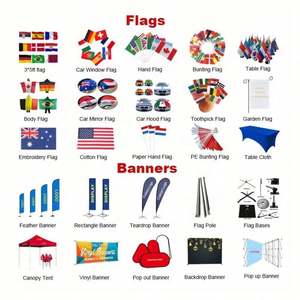 Bannière publicitaire murale en toile à impression personnalisée, faible MOQ, pour décoration intérieure, bannière suspendue, fanion, drapeau – Meilleures ventes - Product Image 5