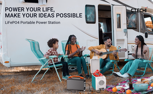 ไฟฉายสำหรับตั้งแคมป์กลางแจ้งพร้อมแบตเตอรี่ LiFePO4 ระบบโซลาร์เซลล์ MPPT กำลังไฟ 200W 240WH อินเวอร์เตอร์แบบ Pure Sine Wave พกพาสะดวกสำหรับอุปกรณ์ตั้งแคมป์ - Product Image 5