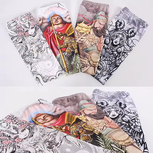 2Pcs Sunscreen Tattoo Arm Sleeves pour Hommes Femmes Cyclisme Pêche Refroidissement Sport Cuff Basketball Elbow Pad Summer Arm Cover Warmers - Product Image 4