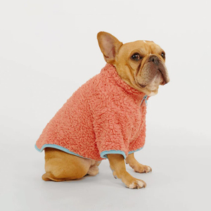 Qiqu Pet Supplies, vêtements pour animaux de compagnie, nouveau pull pour <span class=keywords><strong>chien</strong></span> de luxe personnalisé, veste zippée, <span class=keywords><strong>manteau</strong></span> en polaire pour animaux de compagnie, pour chiens, bouledogue français, pug, vêtements pour chiens - Product Image 4
