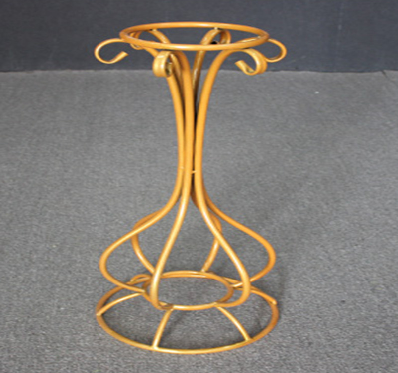 Nordic Ins Wrought Iron Vase Simple Transparent Hydroponic Fdecoration Flower Stand Metal Vases