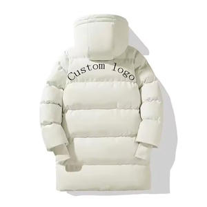 Venta al por mayor de plumón acolchado de los hombres de invierno con cremallera chaqueta de diseño personalizado abrigo - Product Image 5