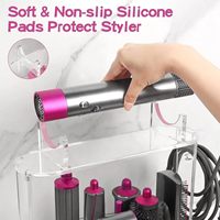 Support de rangement en acrylique personnalisé pour bigoudis, présentoir multifonctionnel pour outils de coiffure et accessoires de comptoir