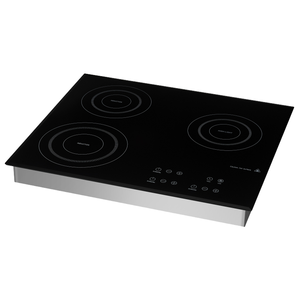 Fornello a Induzione Elettrico in Ceramica a 3 Fuochi, Piano Cottura da Appoggio per Cucina Domestica - Product Image 1