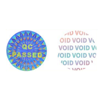 Conception gratuite logo personnalisé autocollants de sécurité laser originaux échantillons d'étiquettes hologrammes 3d personnalisés