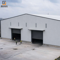 Almacén de Estructura de Acero Prediseñado Resistente al Viento, Edificio Metálico Galvanizado Personalizado para Proyectos de Almacenamiento Industrial